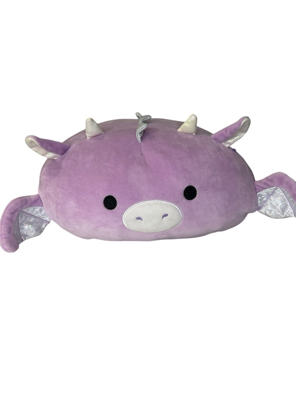 Squishmallows Dina The Dragon Lavender Plush with Teal Logo Tag